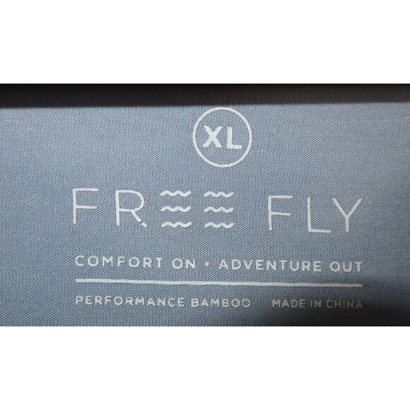 Free Fly Performance Bamboo Shade Long Sleeve Shirt UPF 50 Sun Protection XL Tee - Picture 7 of 11